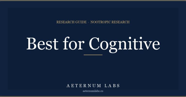 Best peptides for cognitive research cover
