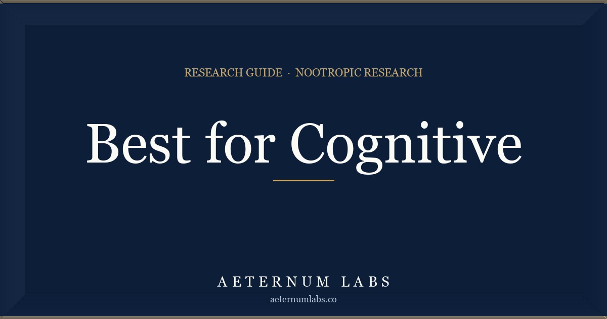 Best peptides for cognitive research cover