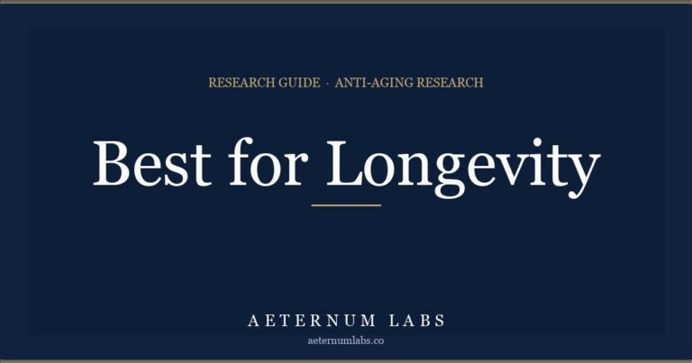 Best peptides for longevity research cover