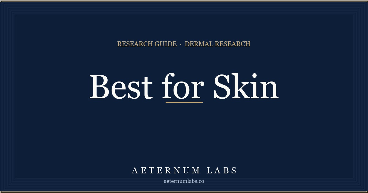 Best peptides for skin research cover