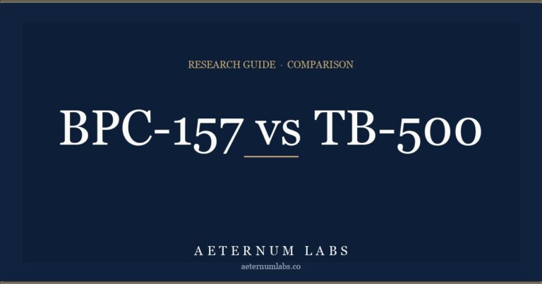 BPC-157 vs TB-500 comparison cover