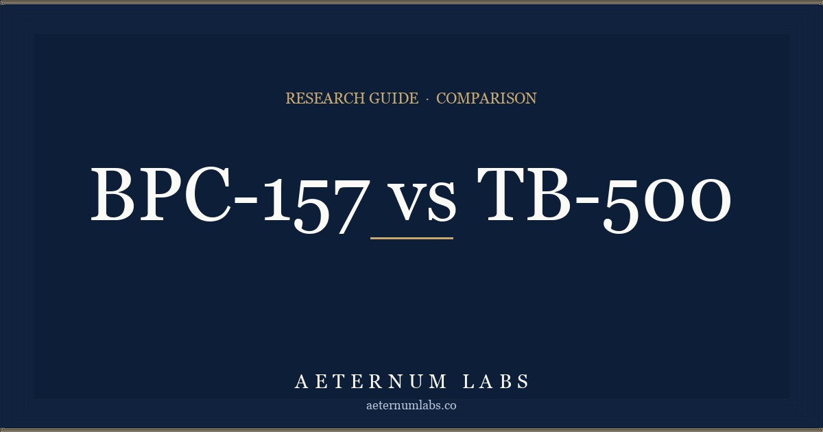 BPC-157 vs TB-500 comparison cover