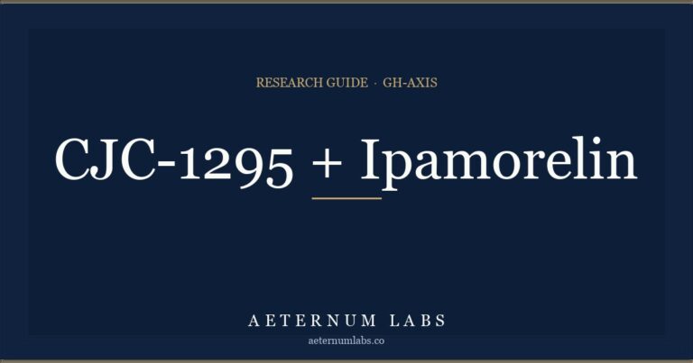 CJC-1295 + Ipamorelin research guide cover