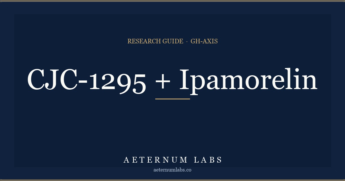 CJC-1295 + Ipamorelin research guide cover