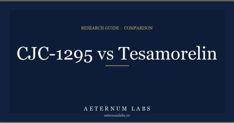 CJC-1295 vs Tesamorelin comparison cover