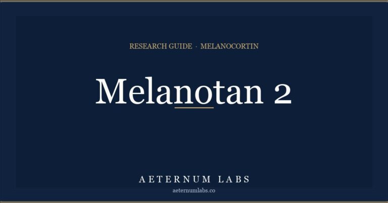 Melanotan 2 (MT-2) research guide cover