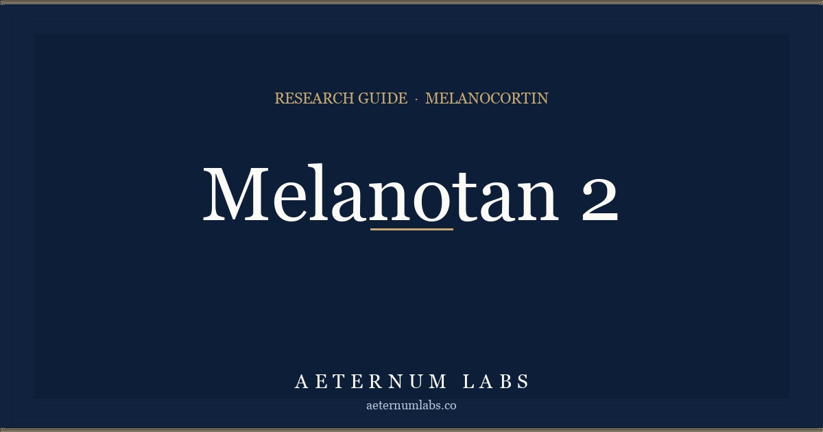 Melanotan 2 (MT-2) research guide cover