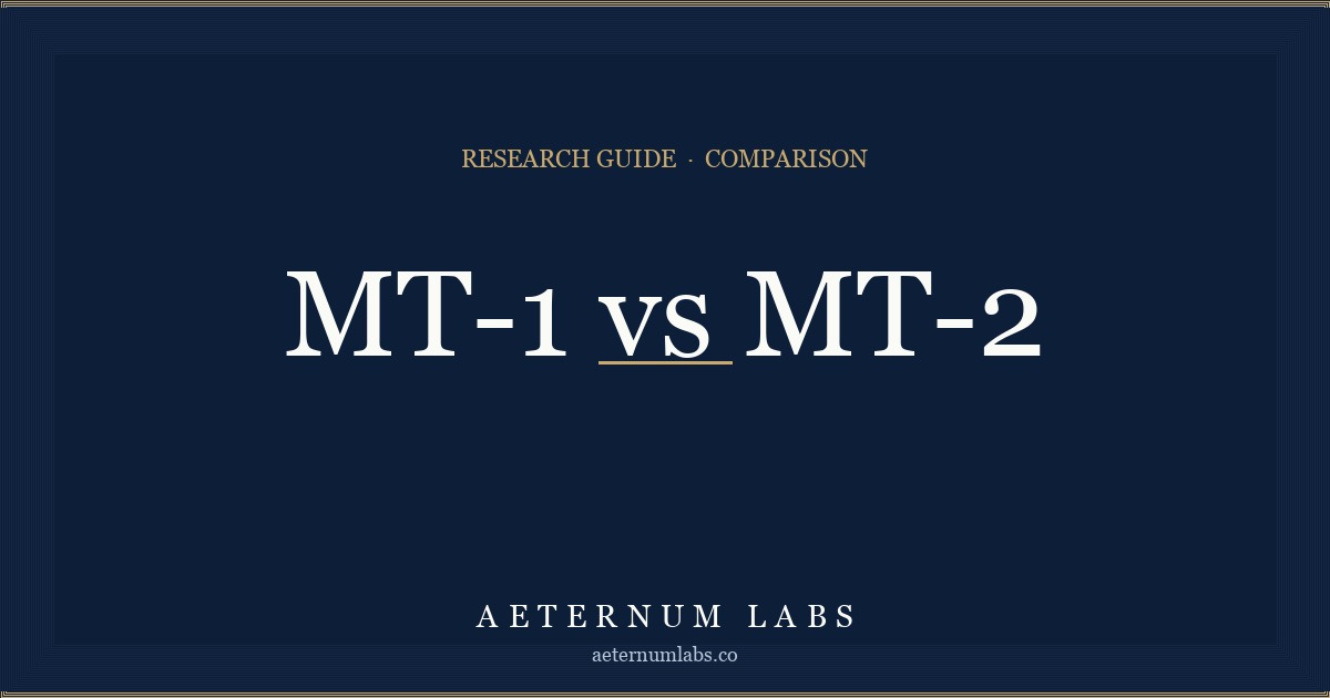 MT-1 vs MT-2 comparison cover