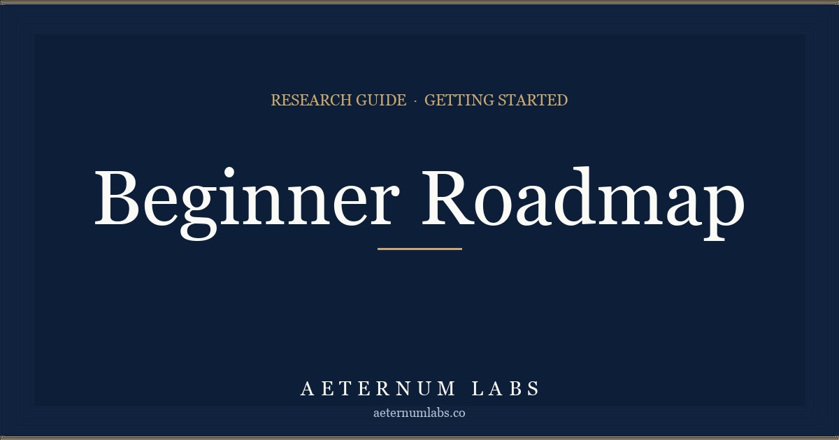 Peptide research beginner roadmap guide cover