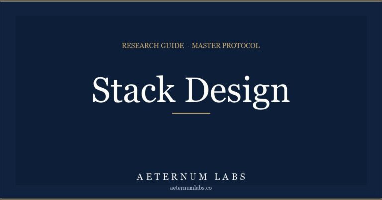 Peptide stack design master guide cover