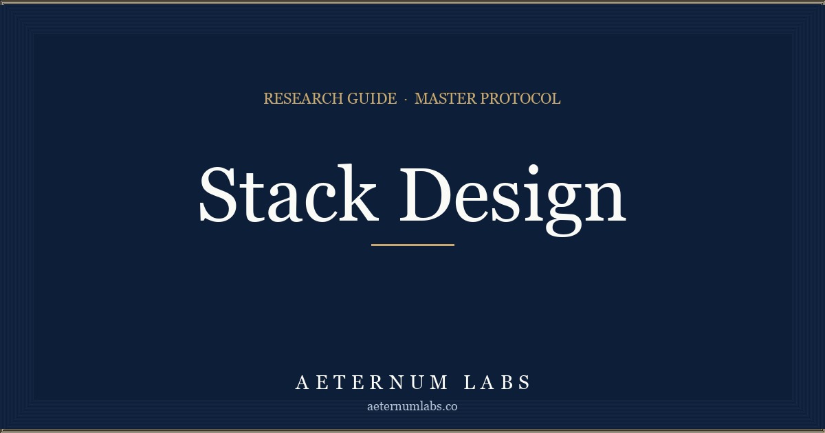 Peptide stack design master guide cover