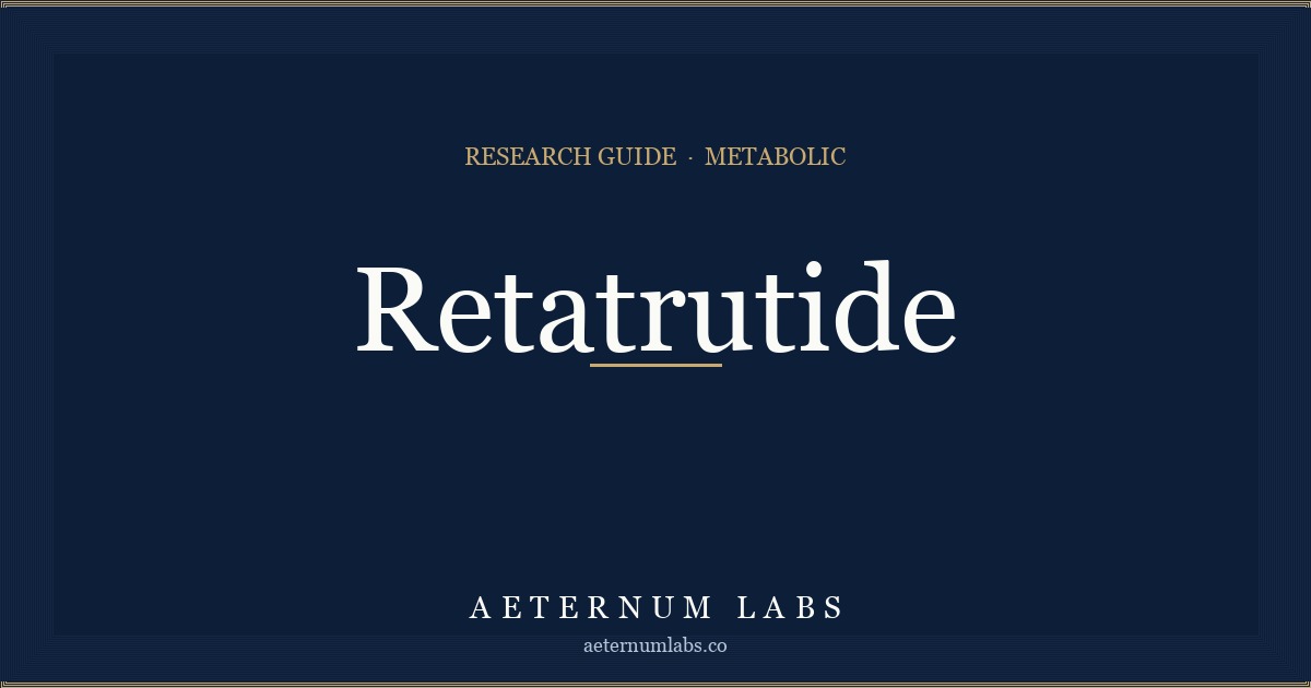 Retatrutide research guide cover