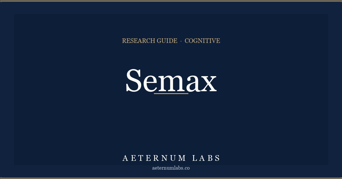 Semax research guide cover